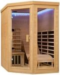 Artsauna Infrarotkabine W&auml;rmekabine Esbjerg mit Triplex Heizsystem und Hemlockholz