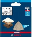 Bosch Expert Netzschleifblatt M480 93 mm x 93 mm K120 5 St&uuml;ck