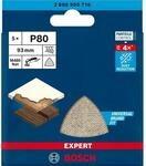 Bosch Expert Netzschleifblatt M480 93 mm x 93 mm K80 5 St&uuml;ck