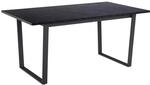 ebuy24 Amble Esstisch Schwarz Marmor Print