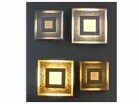 Luce Design LED-Wandleuchte Window Gold 39 cm x 39 cm