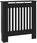 vidaXL MDF Heizk&ouml;rperverkleidung Schwarz 78 cm 325560