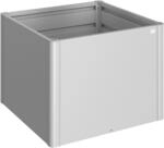 Biohort HochBeet 1 m x 1 m Silber-Metallic