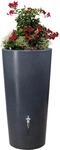 Garantia Regenwasser-Beh&auml;lter Stone 2in1 inkl. Pflanzschale 210, Lava