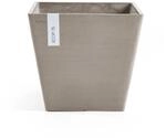 Ecopots Pflanztopf Rotterdam Braungrau 30 cm