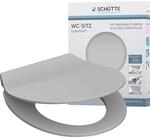 Sch&uuml;tte WC-Sitz Slim Grey Duroplast mit Absenkautomatik & Schnellverschluss