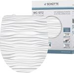 Sch&uuml;tte WC-Sitz White Wave Duroplast mit Absenkautomatik & Schnellverschluss