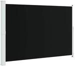vidaXL Seitenmarkise Ausziehbar 200x300 cm Schwarz 313411