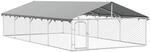 vidaXL Outdoor-Hundezwinger mit Dach 600x300x150 cm 171502