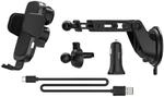 Hama Kfz-Handy-Ladeger&auml;t FC10 Motion Kabellos 10 W QI-Charge Schwarz