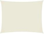 vidaXL Sonnensegel Oxford-Gewebe Rechteckig 2,5x3,5 m Creme 135206