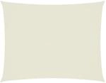 vidaXL Sonnensegel Oxford-Gewebe Rechteckig 6x8 m Creme 135223
