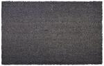 KARAT Kokosmatte Eingangsmatte Fu&szlig;abtreter Grau 24 mm 50 x 80 cm
