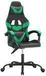 vidaXL Gaming-Stuhl Schwarz und Gr&uuml;n Kunstleder 3143845