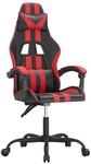 vidaXL Gaming-Stuhl Schwarz und Rot Kunstleder 3143819