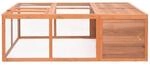 vidaXL Garten-Tierk&auml;fig 150x100x50 cm Massivholz Tanne