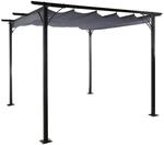 MCW Pergola C42 3,5x3,5m Grau