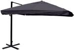 MCW Ampelschirm A96 3,5x3,5m Alu Flap Anthrazit ohne St&auml;nder