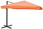 MCW Ampelschirm A96 3,5x3,5m Alu Flap Terracotta ohne St&auml;nder