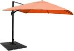 MCW Ampelschirm A96 3x4m Alu Terracotta mit St&auml;nder Drehbar