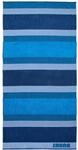 Dyckhoff Saunatuch Sauna Stripe Blau 100 x 200 cm