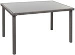 MCW Poly-Rattan Tisch G19 Grau
