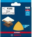 Bosch Expert Schleifblatt C470 93 mm x 93 mm K240 5 St&uuml;ck