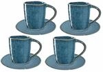 Leonardo Matera Espresso Set 8-teilig Blau