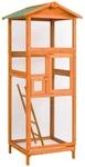 vidaXL Vogelk&auml;fig 68x62x166 cm Massivholz Fichte 171457