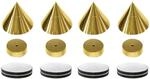 Dynavox Lautsprecher Spikes 4er Set Messing