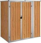 vidaXL Ger&auml;tehaus Braun 161x89x161 cm Verzinkter Stahl 1157302