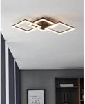 Eglo LED-Deckenleuchte Paranday-Z 65 cm Wei&szlig; Schwarz