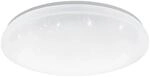 Eglo LED-Deckenleuchte mit Kristalleffekt Totari-Z CCT &Oslash; 53 cm Wei&szlig;