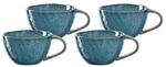Leonardo Matera Kaffeetassen 290 ml 4er Set Blau