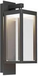 Lucande LED Wandleuchte Au&szlig;en Laterne Ferdinand 9619149 Spritzwassergesch&uuml;tzt