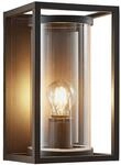 Lucande Wandleuchte Au&szlig;en Brienne 9616168 Spritzwassergesch&uuml;tzt Modern in Alu aus