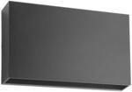 Lindby LED Wandleuchte Au&szlig;en Jarte 9949058 Modern in Schwarz 1-flammig