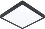 Eglo LED-Deckenleuchte Argolis 2 eckig Schwarz Wei&szlig;