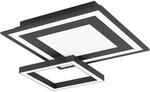 Eglo LED-Deckenleuchte Zigbee Savatarila-Z Eckig Wei&szlig; Schwarz 2,7 W