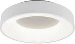 Trio LED Deckenleuchte Girona Wei&szlig; matt 110 mm x 450 mm x 450 mm