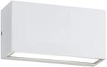 Trio LED-Wandleuchte Trent 50 mm x 140 mm x 70 mm Wei&szlig; matt