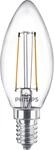Philips LED-Leuchtmittel E14 Kerzenform 2 W Warmwei&szlig; 250,m 9,7 x 3,5 cm (H x &Oslash;)