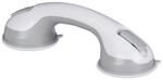 Relaxdays Sauggriff ABS-Kunststoff Gummi Wei&szlig; Grau 2er Set 7,5 cm x 10 cm x 29,5 cm
