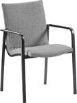 Barths Dining-Sessel Positano 57 cm x 63 cm x 86 cm Anthrazit/Hellgrau
