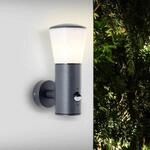 Brilliant Au&szlig;enwandleuchte Cliffi mit Bewegungsmelder Anthrazit