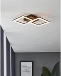 Eglo LED-Deckenleuchte Paranday-Z 52,5 cm Wei&szlig; Schwarz