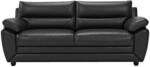 Vente-unique Sofa Ohne Schlafm&ouml;glichkeit Manoa Schwarz 201 cm
