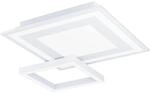 Eglo LED-Deckenleuchte Zigbee Savatarila-Z Eckig Wei&szlig; 2,7 W