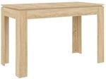 vidaXL Esstisch Sonoma-Eiche 120x60x76 cm Holzwerkstoff