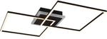 LED-Deckenleuchte Arribo 29W + 6,5W RGBW Funktion Schwarz matt